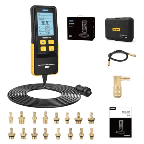 Oil Pressure Tester Tool,0-426.6 PSI Oil Pressure Gauge kit Automotive,Intelligent Engine Oil Pressure Tester Tool kit,Digital Engine Oil Pressure Tester Gauge Tool Kit