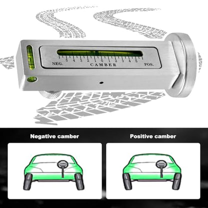 RULLINE Aluminum Alloy Universal Magnetic Camber & Caster Gauge Wheel Alignment Tool for Car Truck RV Strut Alignment - size: Aluminum Alloy