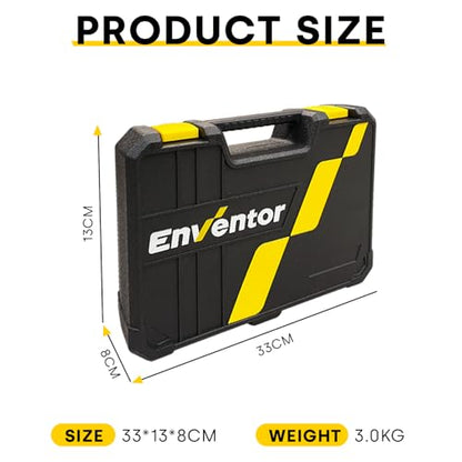 ENVENTOR Home Tool Kit, Basic Household Auto Repair Tool Set with Toolbox Storage Case, General Household Tool Kit for Men Women Home Maintenance, DIY Projects, 90 PCS General Hand Tools Kit - size: Small tool set-90PCS