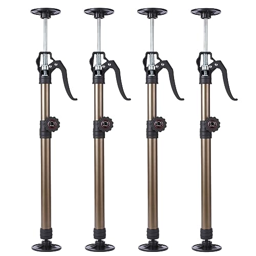 MANQO Cabinet Jack for Installing Cabinet，Adjustable Support Pole，3rd Hand Support System，Extend from 19.29 inch to 43.30 inch,Supports up to 264lbs for Drywall 4Pcs Set (Patent Design) - size: 19.29"-43.30" 4pc