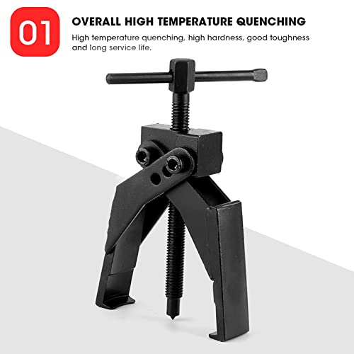 2 Claw Bearing Puller, Bearing Separator Puller Tool Set with Screw Rod for Auto Mechanic Maintenance Bearing Removal Wheel Bearing Removal Tool Garage Workshop Repair Tool Kit