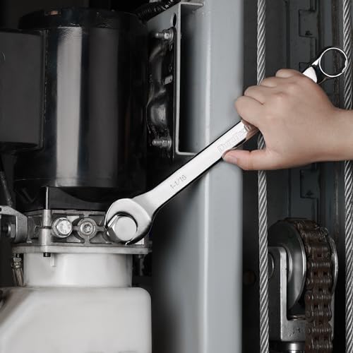 DURATECH 1-1/16" Combination Wrench, SAE | CR-V Constructed, Mirror Polish, 12-Point, 15-Degree Offset - size: 1-1/16"