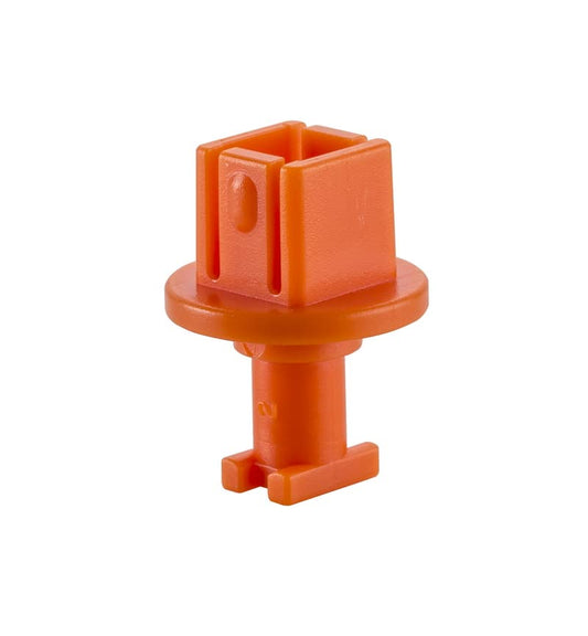 FreeZone 60-Piece 3/8" Socket Holder Expansion Pack, SAE & Metric | Secures 3/8" sockets on pegboard; orange color-coded for instant ID; no rolling or lost sockets