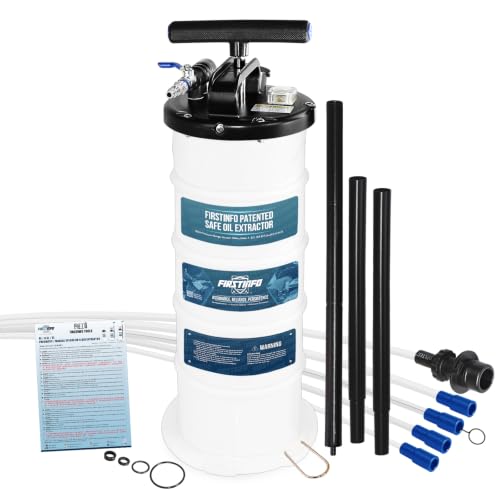 FIRSTINFO A1102USY5 6.5L Patented Pneumatic/Manual Oil Extractor 5 Tubes - size: 6.5L
