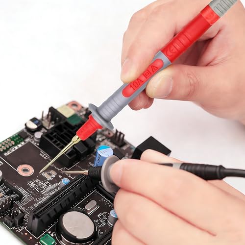 Multimeter Test Leads Kit, Automotive Back Probe Pin Accessories, 28 Pcs | Includes Gold-Plated Probes, Alligator Clips, Test Hooks, For Automotive, Industrial, Home Electrical Testing