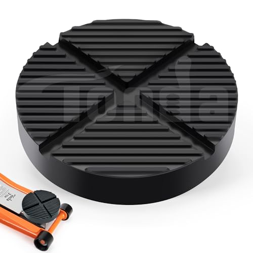 TONDA Floor Jack Rubber Pad, Universal Jack Pad Adapter, Pinch Weld Side Frame Rail Protector, 1 Pack - color: 1 PACK