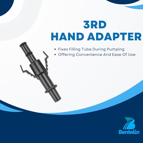 Bentolin Fluid Pump for Standard Quart Bottles -Gear Lube Pump Stroke with 3rd Hand Adapter, Transfer Gear Oil, Transmission and Differential Fluid (28mm)