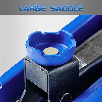 TONDA Floor Jack, Hydraulic Portable Car Lift Jack, 1.5 Ton (3,000 lb) Capacity (Blue) - color: 1.5T Blue