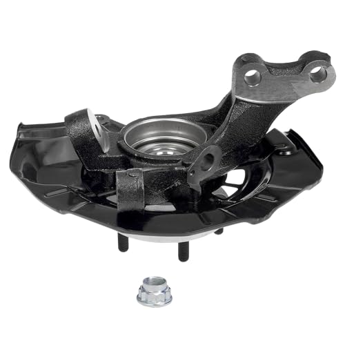 Detroit Axle - 4pc Steering Knuckles Kit for 07-11 Toyota Camry, 07-12 Lexus ES350, 2 Front Steering Knuckles & Wheel Bearing Hubs 2 Rear Wheel Bearing Hubs 2007 2008 2009 2010 2011 Replacement - size: 4UW50555/Kit