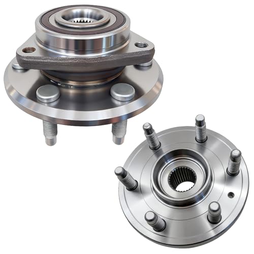 513277 Front Rear Wheel Bearing Hub Assembly for Buick Enclave 2008-2017, Chevrolet Traverse 2009-2017, GMC Acadia Limited 2007-2017, Saturn Outlook 2007-2010 (2PCS) - size: 513277