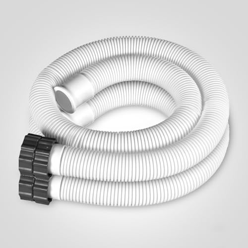 1.5" Replacement Pool Pump Hose for Above Ground Pools Accessories - 29060E Pool Hoses for Intex 1,500 GPH Pump, Sand Filters ＆ Saltwater System (White -2 Pack) - color: White -2 Pack