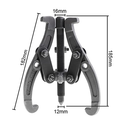 ChgImposs Multifunction Standard Carbon Steel 2 Jaw / 3 Jaw Bearing Puller with 4 Single Hole Claw Pullers for Car/Mechanical Repairing (6 Inch) - size: 6 Inch