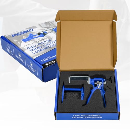 25750 Dual Disc Brake Caliper Compressor Piston Tool | For Automotive Double Piston Brake Pad Replacement - size: Dual Brake Pad Spreader