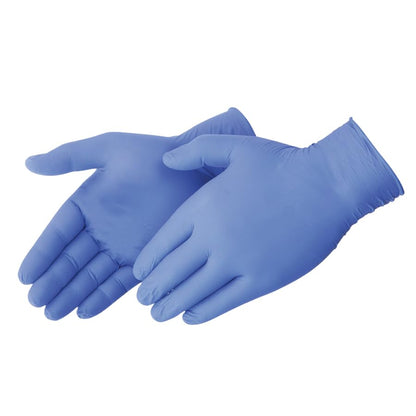 Nitrile Disposable Gloves | Powder-Free, Micro-Textured - size: X-Large, style: Exam Grade - 6 Mil (Blue)