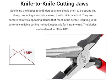 TEKTON 7 Inch Smooth Jaw Long Nose Pliers | PGF15007 - color: Smooth Jaw, size: 7 Inch Straight