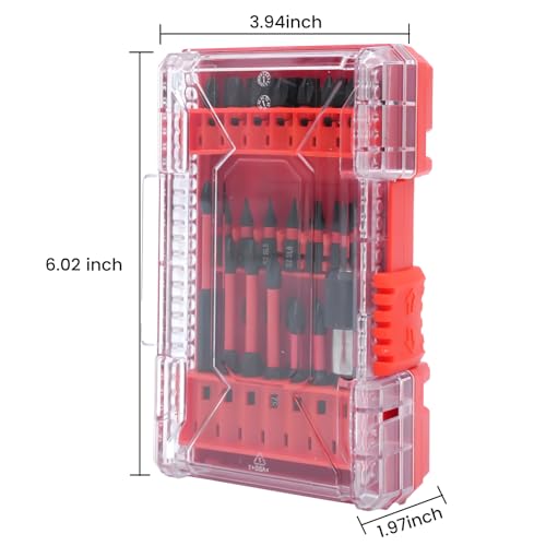 35-Piece Magnetic Security Screwdriver Bit Set with Storage Case, Dual-Use for Power Drills & Manual Drivers