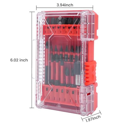 35-Piece Magnetic Security Screwdriver Bit Set with Storage Case, Dual-Use for Power Drills & Manual Drivers