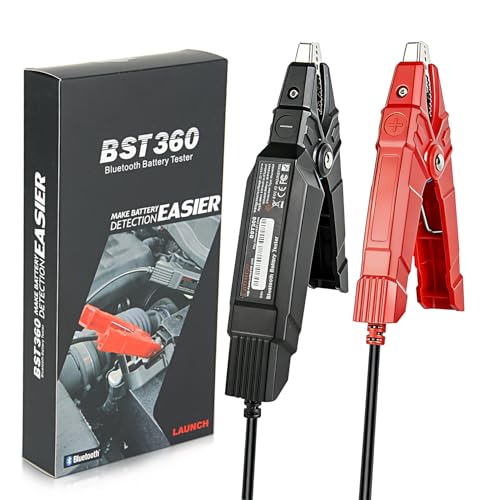2026 Launch Upgraded BST360 6V 12V Car Battery Tester, Bluetooth Battery Load Tester Charging Cranking System Analyzer for Android/iPhone/Launch X431, 100-2000 CCA Alternator Tester Voltmeter