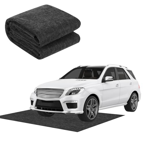 5 x 6Ft Oil Spill Mat, Garage Floor mats for Under Car Garage Rugs Durable Waterproof Non-Slip Backing Contains Liquids Protects Garage Floor Surface for Under Cars