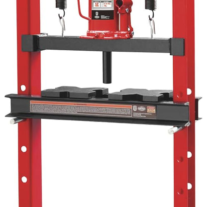 Strongway 12-Ton Hydraulic H-Frame Shop Press | Controlled pressing force, Automotive repair, Bearing service, Straightening/fabrication, Shop-ready construction - style: 12 ton