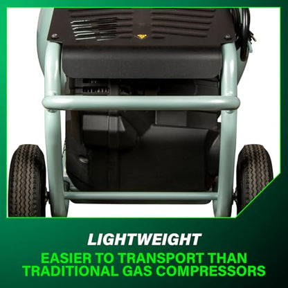 Metabo HPT Air Compressor, THE TANK, 8-Gallon Trolley Air Compressor, 225 PSI, Versatile for Use with Framing, Siding, Finish, or Roofing Nailers, Easy Mobility with Rubber Tires, EC1315S