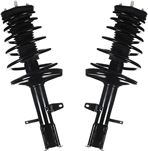 Detroit Axle - Front and Rear Struts w/Coil Spring Replacement for 2009 | 2010 2011 2012 Toyota Venza AWD - 4pc Set - size: 4Q47212/ 4 Struts