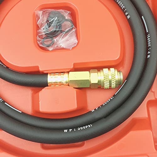 Engine Compression Tester Kit Petrol Fuel Cylinder Pressure Gauge Automotive Gauge Tool Set Testing Range 0-140 Oil Pressure Tester Kit & Tool for Engine Diagnostic