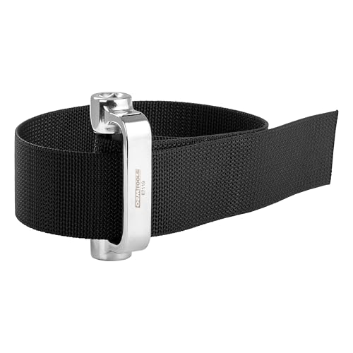 OEMTOOLS 87119 Oil Filter Strap Wrench, Dual Drive Oil Filter Removal Tool, For Filters Over 8 Inches, 27" Heavy Duty Nylon Wrench, Compatible with 3/8-Inch and 1/2-Inch Drive Tools