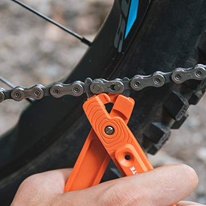 Granite Talon BIke Tire Levers with Bicycle Chain Master Link Pliers Function, Bike Chain Quick-Link Removing Tools, Bike Tool Kit for Mountain Bike, Road Bike, Bmx Bike (Orange) - color: Orange