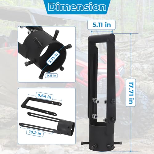 CV Axle Puller Tool UTV/ATV Axle Puller for Polaris RZR XP Ranger Can-Am Kawasaki KRX SXS Bearing Puller Tool (6 Holes)