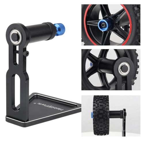HobbyPark Aluminum RC Tire Balancer 12mm 17mm Hex Wheels Balancer Tools Compatible with Traxxas Axial Arrma Tamiya HPI Redcat 1/8 1/10 RC Crawler Car Truck On Road Touring Drifting
