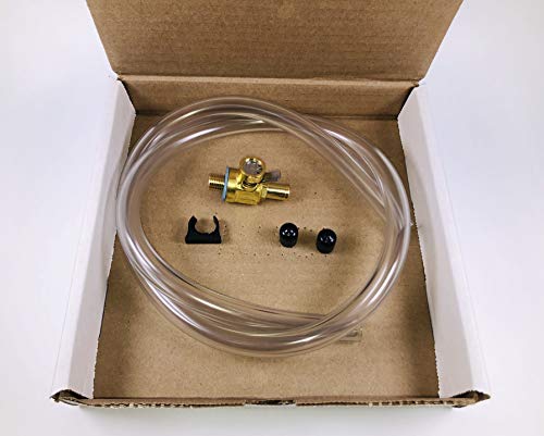Fumoto F108N Oil Drain Valve with Heavy Duty 3' Hose Kit for Fumoto Long Nipple