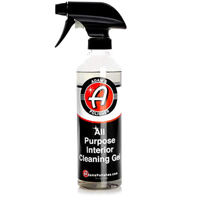 Adam's Polishes All Purpose Interior Cleaning Gel - Best For Detailing Leather Seats Vinyl Carpet Upholstery Plastic Rubber Interior Surfaces Floor Matts & Car Accessories Boat RV Parts (16 oz) - size: 16 Fl Oz (Pack of 1)
