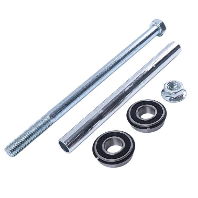 DVPARTS 025-5202-00 Front Wheel Bearing Kits Compatible with Bad boy ZT CZT Maverick Mower (Include 025-5202-00 Spanner Bushing 022-7009 Bearings 018-7010 Bolt)
