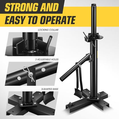 DNA Motoring Manual Tire Changer Portable Hand Bead Breaker Tire Machine for 15" to 21" Tires Tire Mounting Machine for Car Truck Home Garage Small Auto Shop, TOOLS-00781