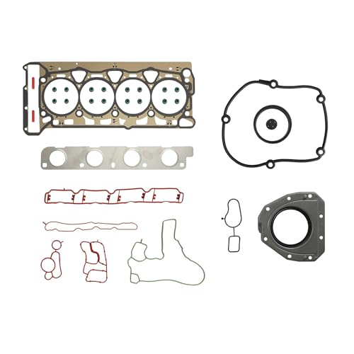 Timing Chain Kit & Tool Kit Head Gasket Set Fit For VW Audi 2.0T 2008-2015 | Engine Intake Exhaust Valves Fit For Jetta Tiguan Golf GTI EOS Passat Beetle Audi A4 Q5 TT 06H109467N 06H109469AD 06H109469T
