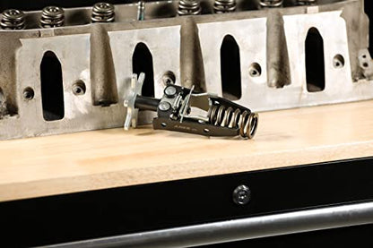 ARES 10113 Overhead Valve Spring Compressor - No Cylinder Head Removal | Spring-Loaded Jaws Keep Tool Level During Compression - size: Overhead Valve Spring Compressor