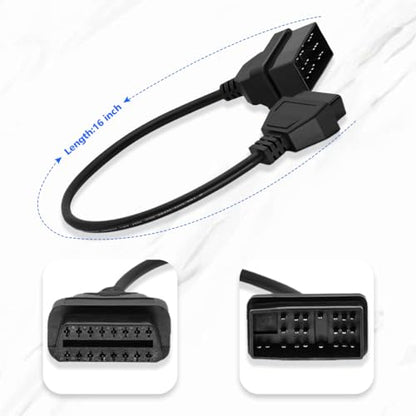 OBD2 Adapter Cable for Toyota Vehicles 22Pin OBD2 16Pin to OBD1 22Pin OBDII Car Diagnostic Connector Compatible with OBD II Diagnostic Scanner (22Pin for Toyota)