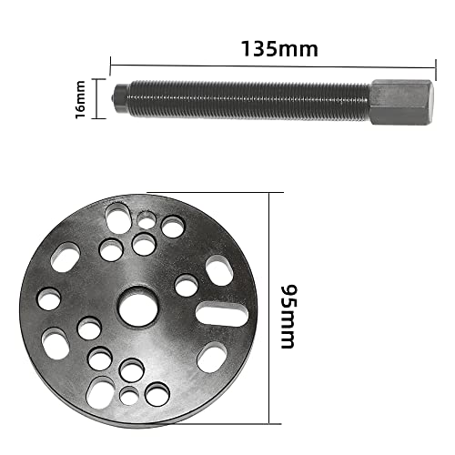 DPTOOL Clutch Hub Puller Alternator Remove Tool Kit for 3, 5, 10 Finger | Compatible with Harley Davidson Big Twins Softail Touring Dyna