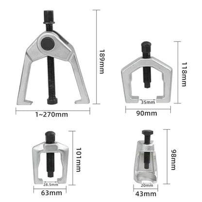 5-in-1 Front End Service Tool Kit Ball Joint Separator Pitman Arm Puller Set Tie Rod End Removal Tools Compatible With Car and Light Truck