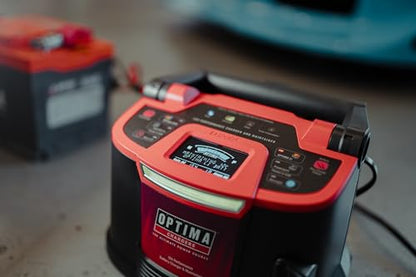 OPTIMA D1200+ 12 Volt Performance Battery Charger and Maintainer for 12v Starting Batteries Including OPTIMA HYPERCORE Lithium®, AGM and Flooded Batteries - style: Optima Digital 1200+
