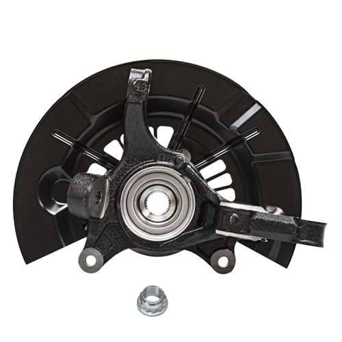 Detroit Axle - 2.5L Front 4pc Steering Knuckles Kit for 2012-2017 Toyota Camry, 2 Steering Knuckles & Wheel Bearing Hubs 2 Outer Tie Rod Ends 2013 2014 2015 2016 Replacement - size: 4SU50407/Kit