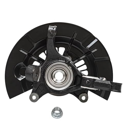 Detroit Axle - 2.5L Front 4pc Steering Knuckles Kit for 2012-2017 Toyota Camry, 2 Steering Knuckles & Wheel Bearing Hubs 2 Outer Tie Rod Ends 2013 2014 2015 2016 Replacement - size: 4SU50407/Kit