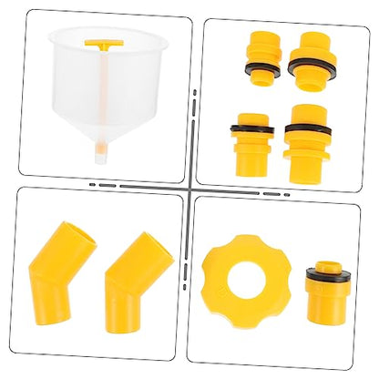 Zerodeko 1Set Spill Coolant Funnel Kit Automotive Cooling System Tool for Refills Construction Prevents Air Bubbles for Radiator Maintenance