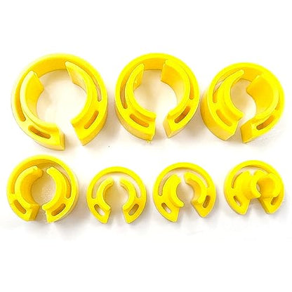 KIRO&SEEU 16PCS Car AC Fuel Line Disconnect Removal Tool Set with Storage Box, Valve Core Remover Tool Kit for 1/4 5/16 3/8 1/2 5/8 3/4 7/8 Inch Master Quick Disconnect Tool Kit