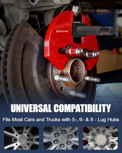 Wheel Bearing Removal Tool, Wheel Hub Removal Tool Hub Bearing Puller with Carrying Case for Most 5 6 8 Lug Hub Assemblies On Cars Or Trucks