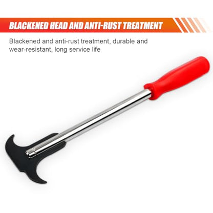LAINLOY Oil Seal Disassembly Wrench Puller, Seal Puller Tool with Dual Hook Tips Remove Oil and Grease Seals, Car Repair Tool, Oil Seal Disassembly Tools for Car SUV and Light Truck (2PCS Red) - color: 2pcs Red