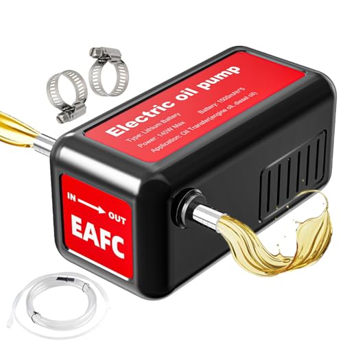21V 140W Portable Oil Pump Rechargeable Electric Oil Transfer Extractor High Power Fuel Suction Pump for Cars, Ships, Helicopters, Motorcycles, Outdoor Equipment, Liquid Transfer Tool