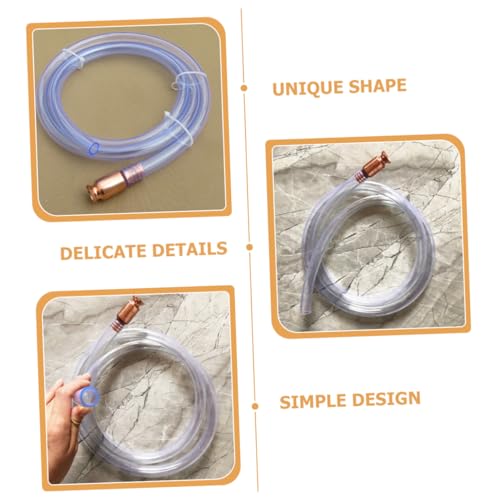 1Set Water Siphon Hose Kit Liquid Transfer Pump with Pipe Clamps Switch for Efficient Oil Water Extraction Automotive Maintenance