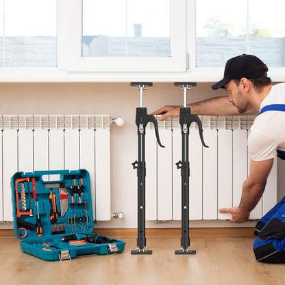 Third Hand Support Pole Heavy Duty, Cabinet Jacks for Installing Cabinets with 200 LBS Capacity and Expand from 23-3/5 to 45-3/10 in, 4-PC - size: Medium 4pcs（23.6 ~ 45.3 inches）